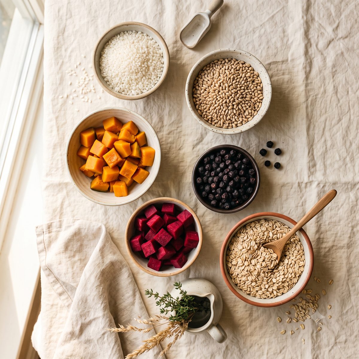 Korean grains and sikhye